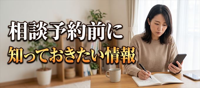 弁護士事務所に相談予約をする前に知っておきたい情報
